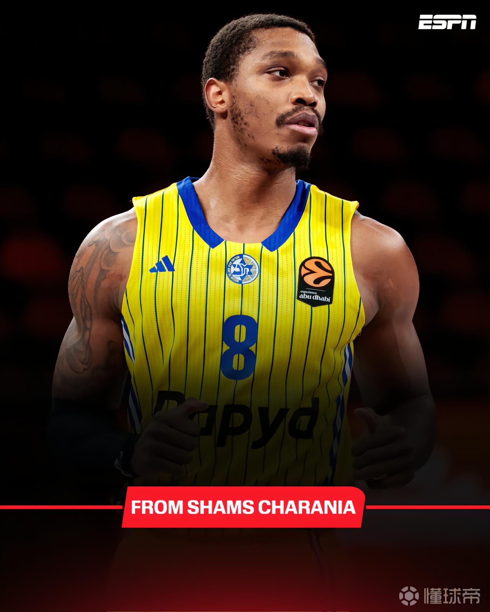 Shams：朗尼-沃克1年330万美元加盟掘金；时隔1年半重返NBA